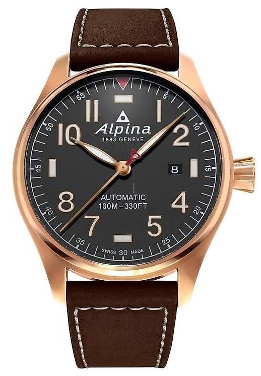 Alpina Orologi: Alpina Startimer Pilot Automatic 44 mm - wenig getragen – Usato da Reinach BL venduto da Softseller
