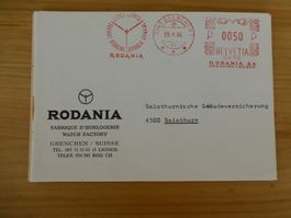 Grenchen, Rodania Uhrenfabrik, 1986