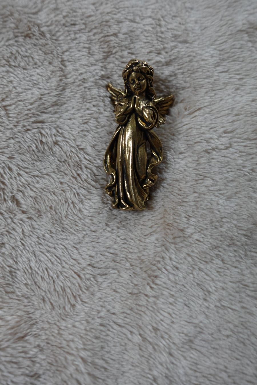 Figuren: 1 schöner Messing Engel – Gebraucht aus rorschach von Babsi64 2