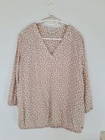 Chemisier Tom Tailor Viscose camel et blanc T.42
