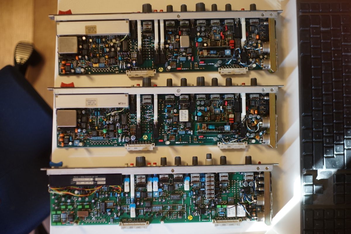 Studer Console di mixaggio: 3x Studer Kanalzug 960 – Usato da Gümligen venduto da glurin 3