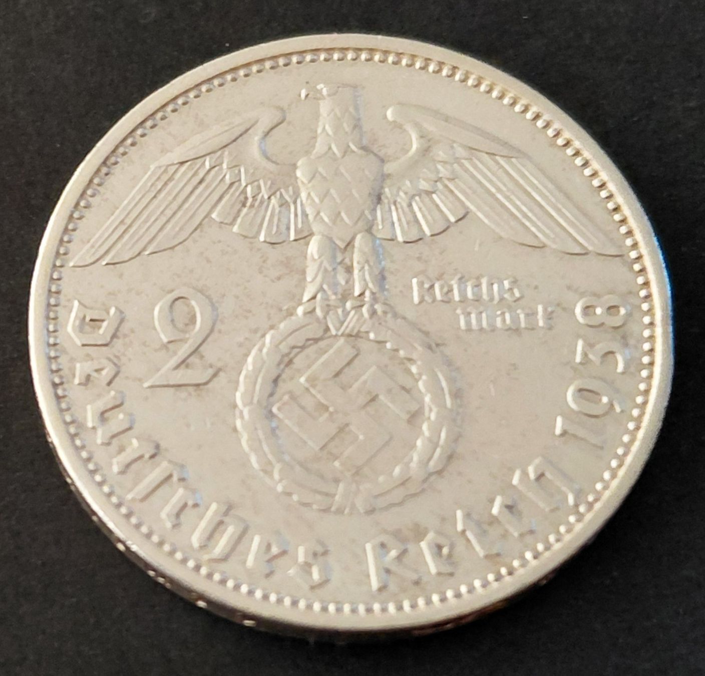 Toutes les monnaies: Deutsches Reich - 2 Reichsmark 1938 A – D'occasion à Ebikon par smartbox