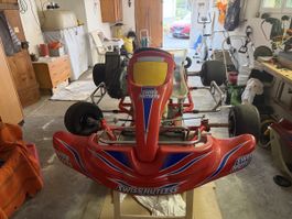 Rotax 125ccm Max Rennkart mit Swiss Hutless Chassis