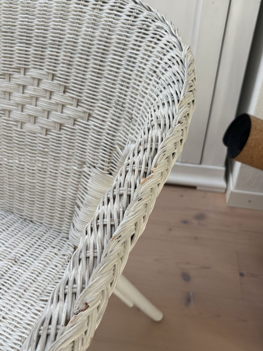 Ikea Sedie: Korbstuhl weiss – Usato da Unterseen venduto da mascha_j 2