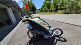 Thule Chariot CX2 Doppelsitzer Veloanhänger inkl. Laufrad