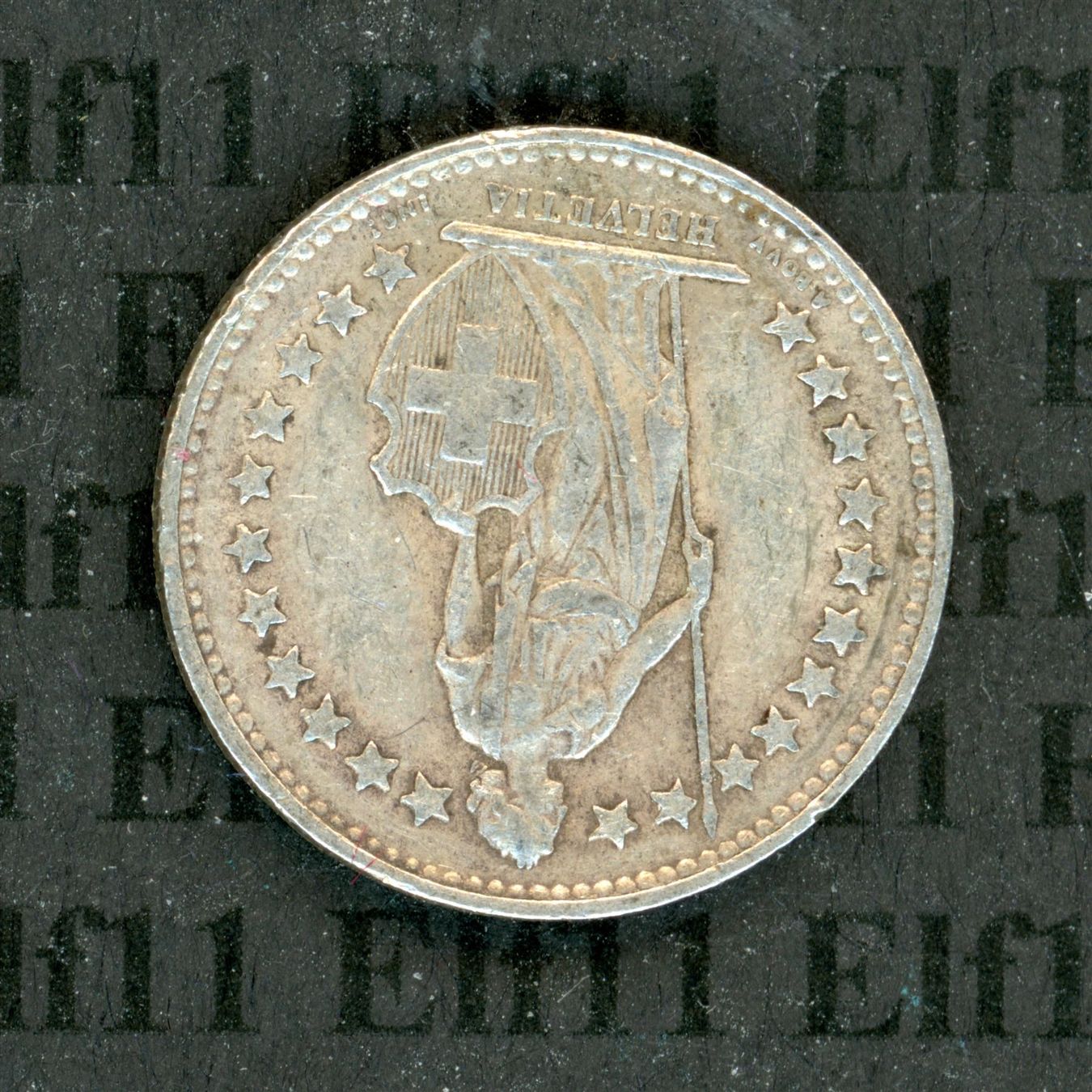 Tutti le monete: CHF___0.50 1948 vz 50 Rappen – Usato da Widnau venduto da Elf11 1