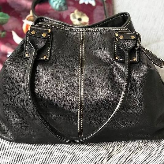Taschen für Damen: Ledertasche schwarz Marke abro – Gebraucht aus Biel/Bienne von Izzybizzy 3