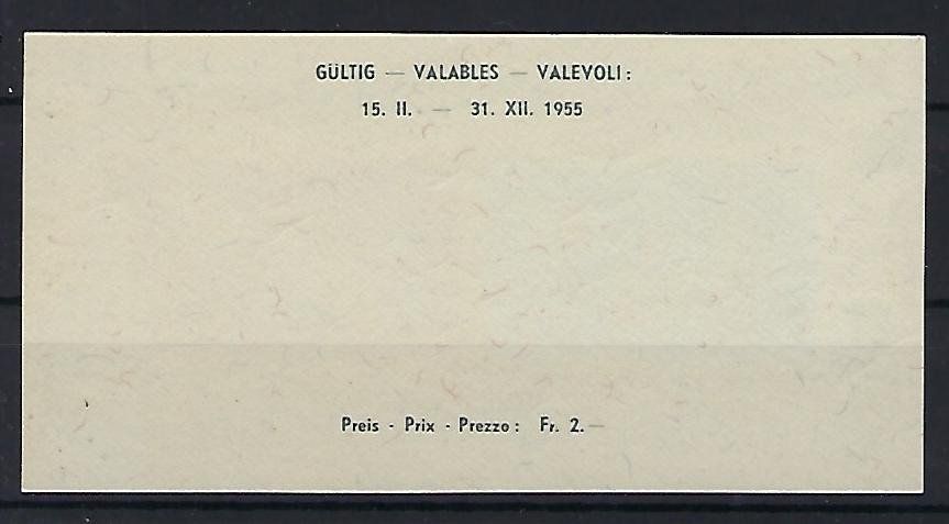 Tutti i francobolli: 1955 Lausanne Block **  15180 – Usato da Lunden venduto da Animus999 1