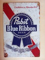 Pabst Blue Ribbon Beer Blechschild