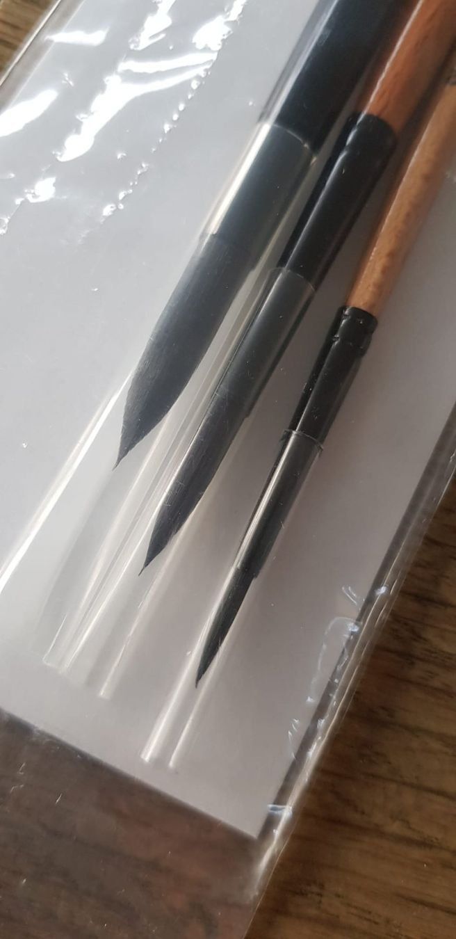 Pennelli: 3 Seidenmalpinsel SET NEU OVP – Nuovo e nell'imballaggio originale da Walterswil SO venduto da Jerry_maus