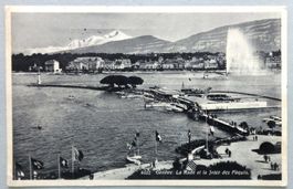 Genève - La Rade et la Jetée des Pâquis