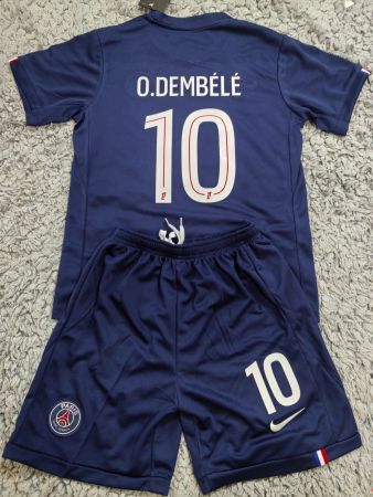 PSG Paris Dembele Trikot Set, Saison 25/26, Grösse 140cm