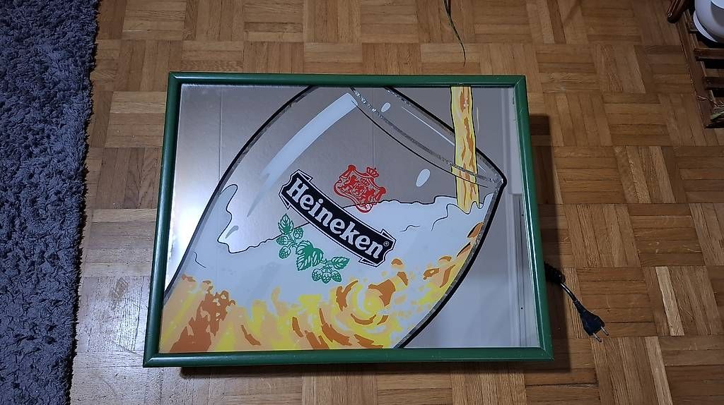 Specchi: Leuchtreklame / Spiegel Heineken – Usato da Effretikon venduto da pelemivella
