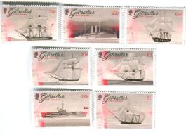 Briefmarken "Schiffe". Gibraltar
