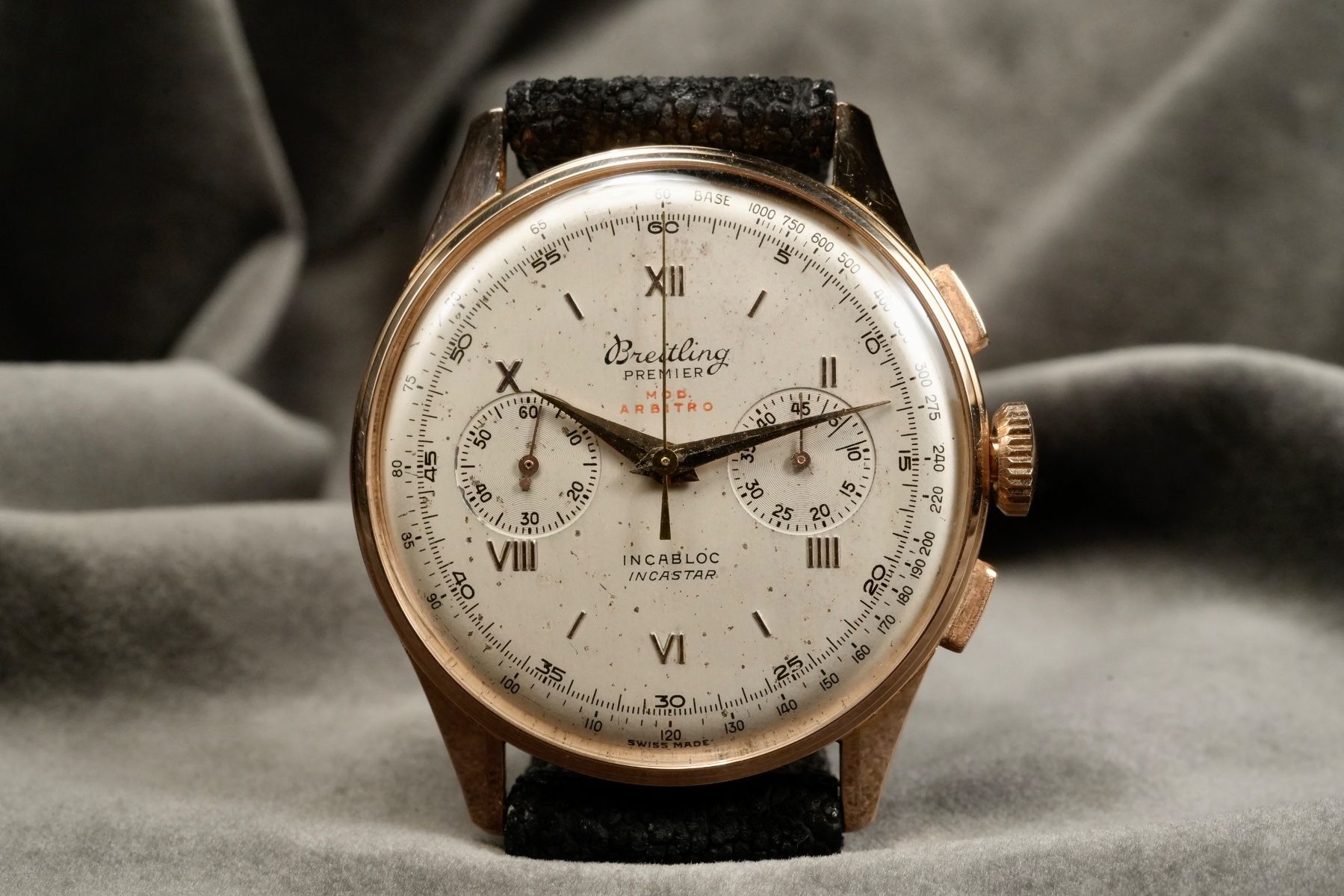 Breitling Orologi: Breitling Premier Arbitro Ref. 781 Original 1954 18k Pink – Usato da Morcote venduto da chronoservice 1