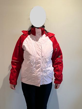 F2 Skijacke Damen, Small, Rot/Zartrosa - Top Zustand!