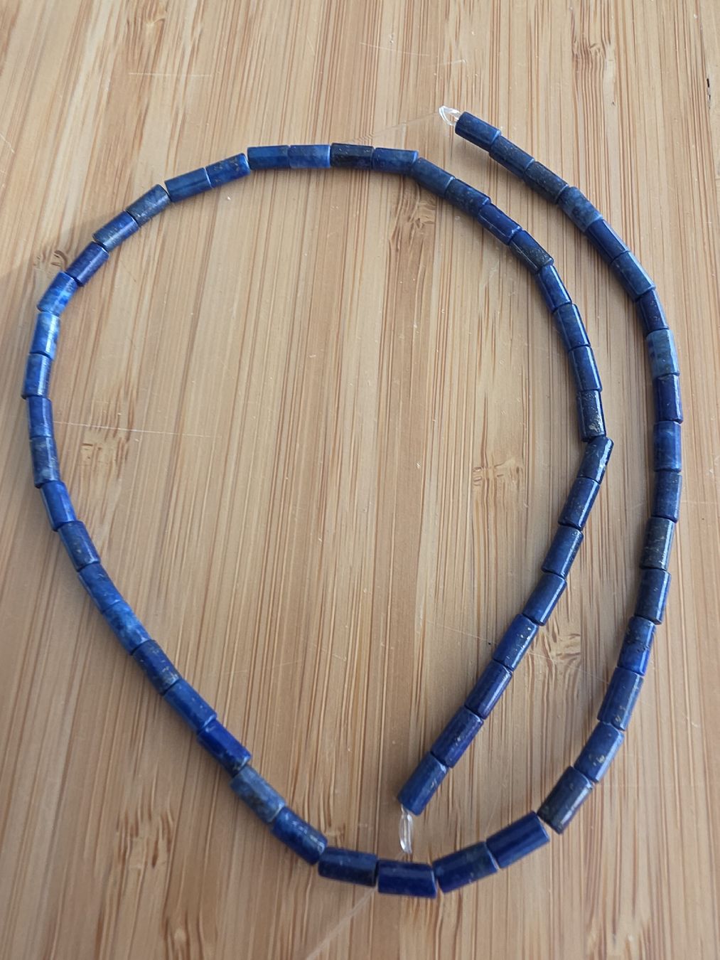 Pietre preziose: Lapislazuli Röhren facettiert ca. 3x6mm. – Nuovo e nell'imballaggio originale da Menziken venduto da Mirager 2