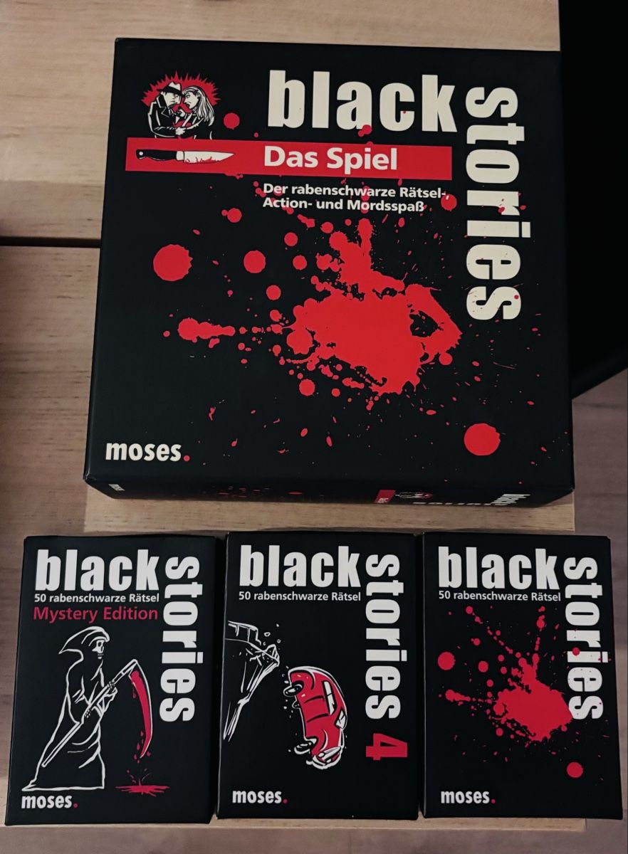 Spiele: Black Stories Spieleset – Gebraucht aus Schänis von davisbrck