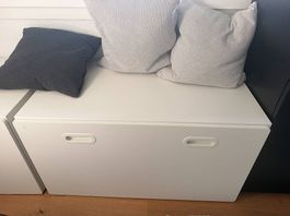 IKEA Aufbewahrungsbank / Spielzeugkiste  Weiss