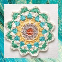 Handgefertigtes Mandala – aus 100% Baumwolle