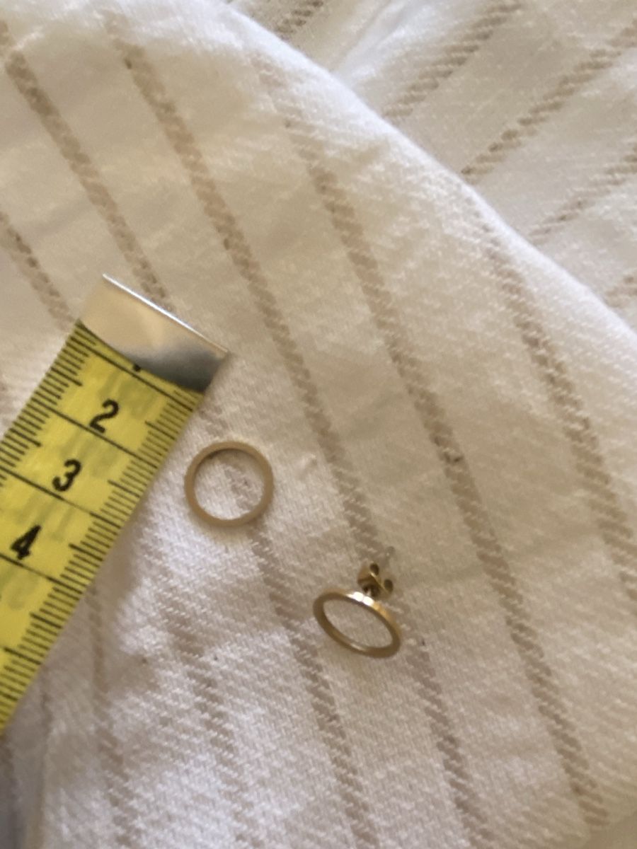 Orecchini pendenti & Orecchini a lobo: Messing Ohrstecker 2 Paar minimalistisch – Usato da Dietlikon venduto da Luna77 2