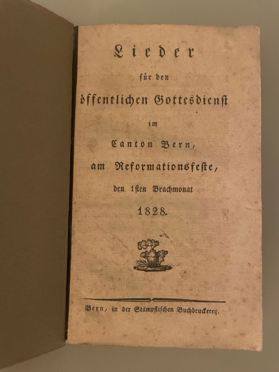 Bücher: Kirchenliederbuch Bern 1828 – Gebraucht aus Fribourg von Mymikrakra01