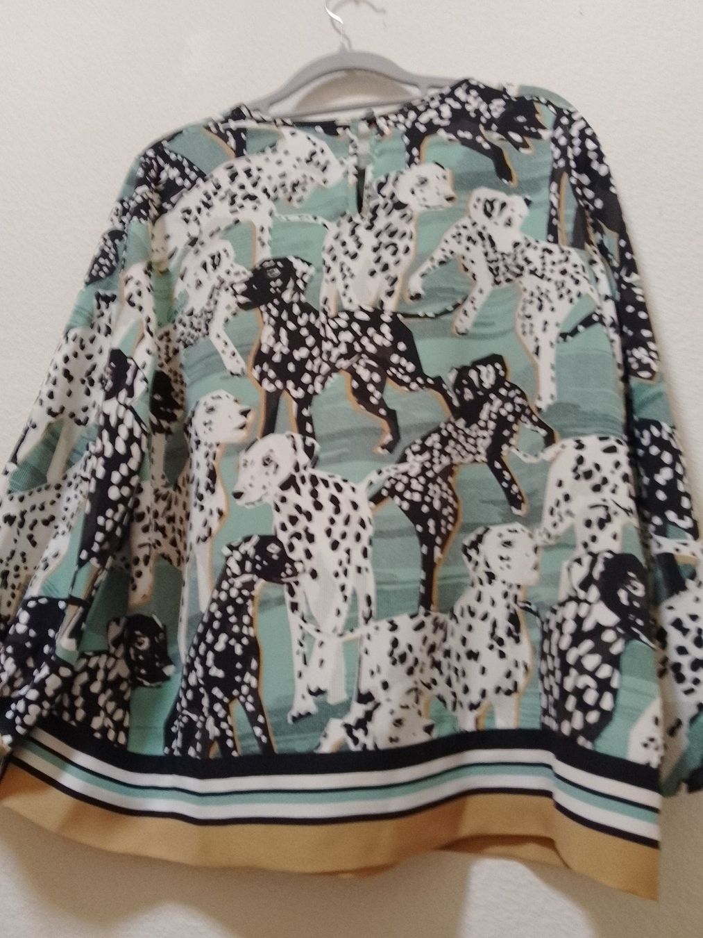 Marc Cain Camicette: Marc Cain Bluse mit Dalmatiner Muster, Grösse 40 – Usato da Gilly venduto da sil_c5qj 1