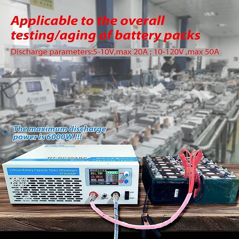 Misurare: HT-DC50ABP 120V 50A Batterie-Entladetester – Nuovo e nell'imballaggio originale da Malans GR venduto da BUYBEST-Schweiz 9