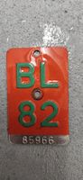 Velonummer BL 82