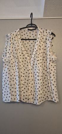 Zara Top Polka dots Punkte Gr. L