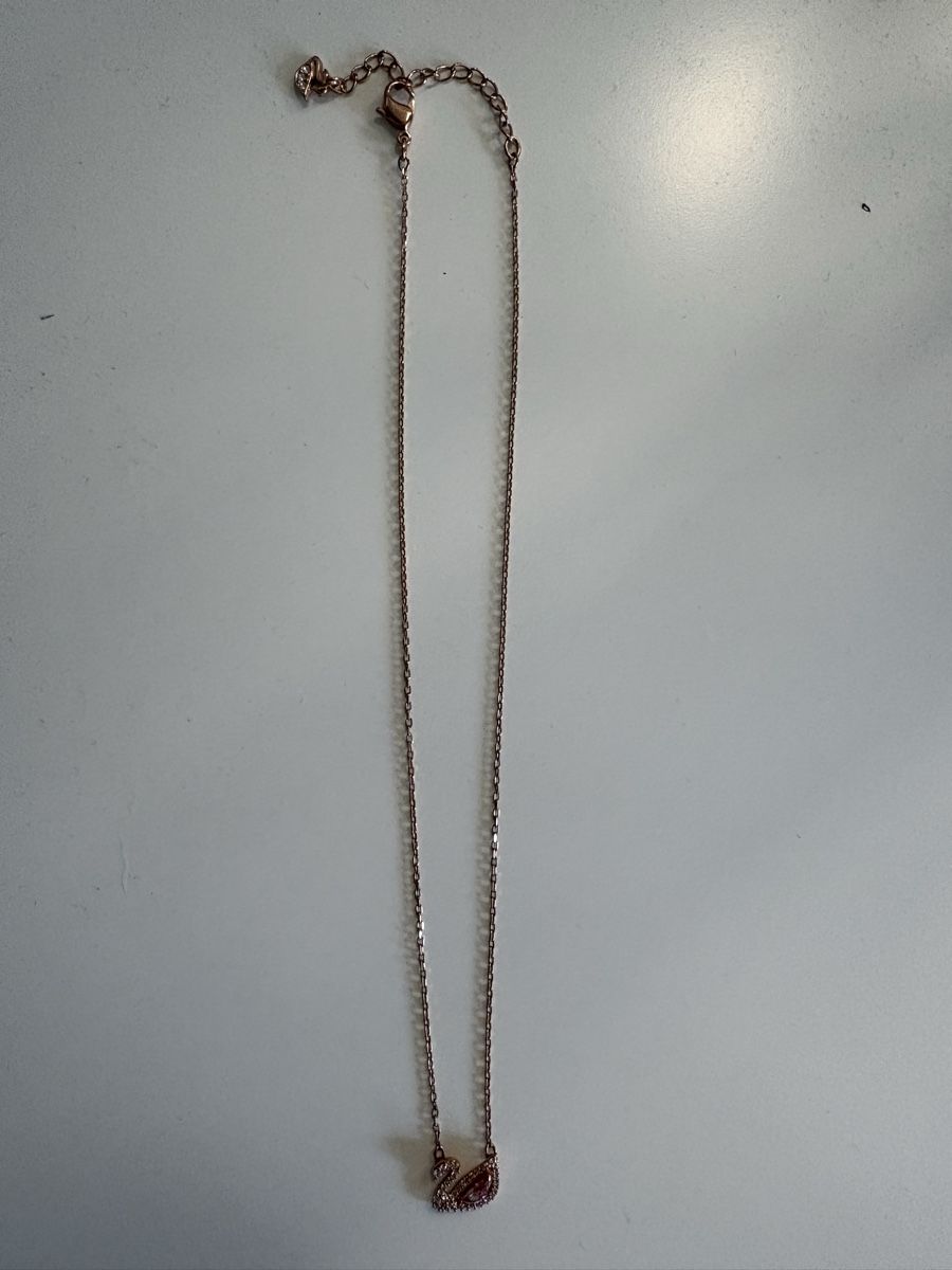 Swarovski Catenine: Swarovski Kette Schwan rosé-gold – Nuovo (secondo la descrizione) da Weisslingen venduto da Ali_z8vw 3