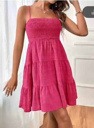 Pinkes Sommerkleid neuwertig Gr. S - 225382
