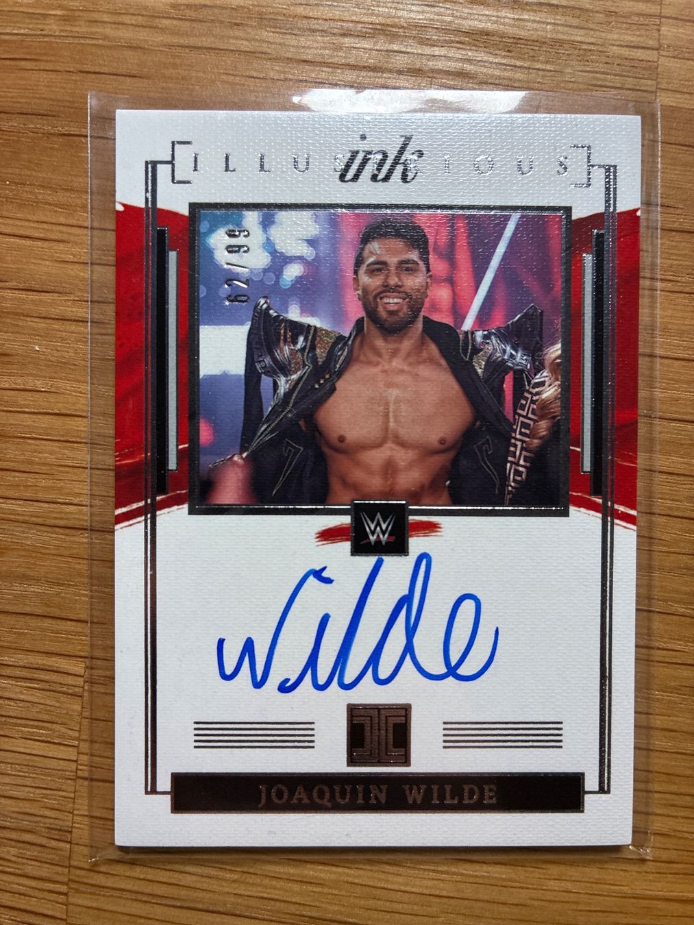 Topps Sammelbilder & Trading cards: Panini Impeccable WWE Joaquin Wilde Autogramm /99 – Gebraucht aus Wangenried von Garagara