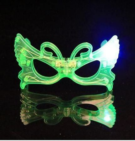 Blinkende Partybrille Schmetterling