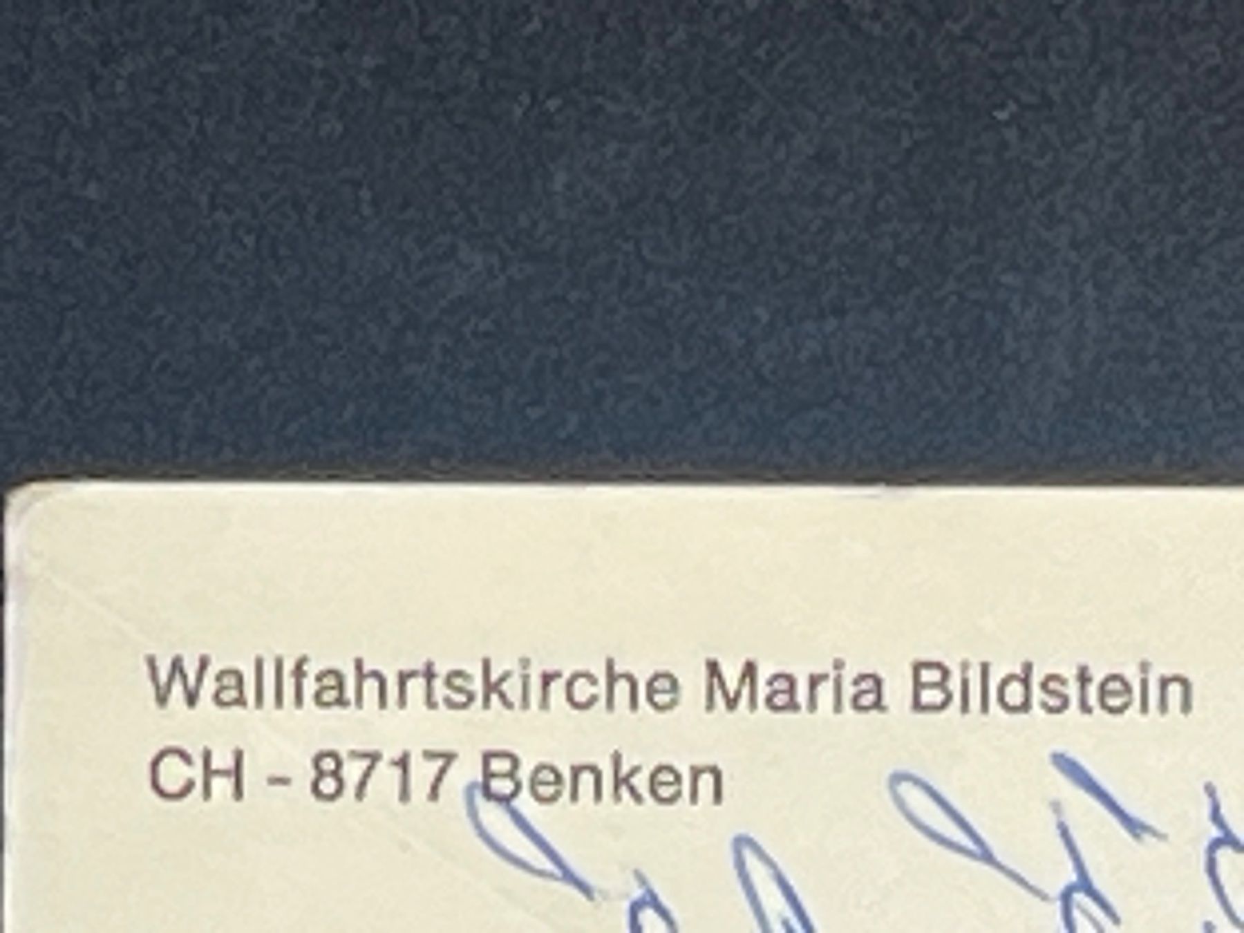 Ansichtskarten: Ansichtskarte: Wallfahrtskirche Maria Bildstein, 8717 Benken – Gebraucht aus Widnau von Brusi9 2