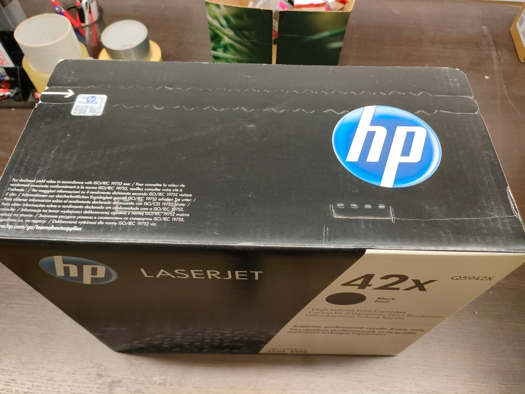 Hewlett Packard Cartucce per stampanti & toner: HP Tonermodul 42X Black – Nuovo e nell'imballaggio originale da Schongau venduto da inf_d8qn 1