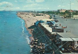 Oldtimer in Rimini gel. 1960