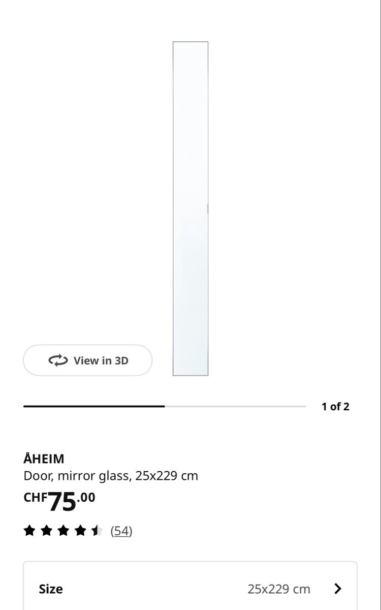 Ikea Porte: AHEIM Tür 25x229 – Nuovo e nell'imballaggio originale da Adliswil venduto da vio123