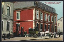 Menden / Sauerland, Erste Paketpost vor 