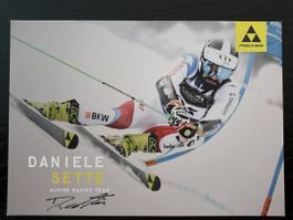 Daniele Sette Fischer Skirennfahrer Ski Alpi