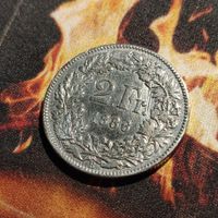 2 Franken 1886, Silber