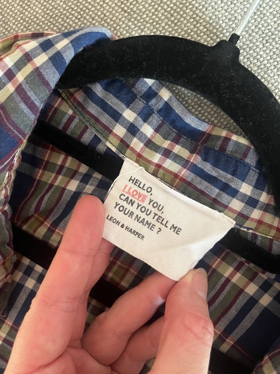 Camicette: Leon & Harper Plaid Hemd/Bluse Gr. L – Usato da Küssnacht am Rigi venduto da Roxxy 1