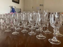 24 Verres Crystal 