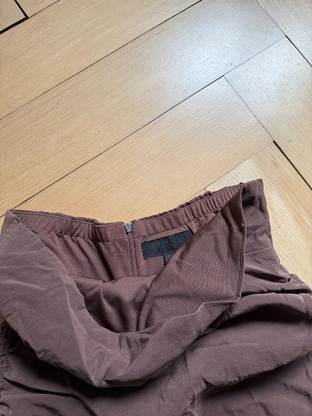 Zara Top: ZARA - Bustier-Top dunkelbraun L – Usato da Zürich venduto da Diazaio 1