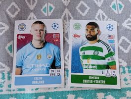 Topps Sammelkarten Erling Haaland Cameron Carter-Vickers