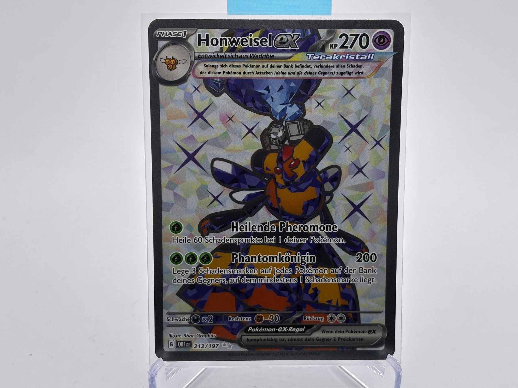 Pokémon Carte collezionabili: Obsidianflammen - Honweisel ex  (OBF 212) - DE – Nuovo (secondo la descrizione) da Allschwil venduto da Bullach