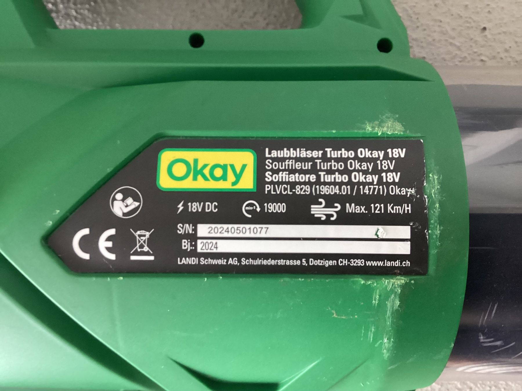 Laubbläser & Laubsauger: Laubbläser Okay mit Akku – Gebraucht aus Haag (Rheintal) von Rega 2