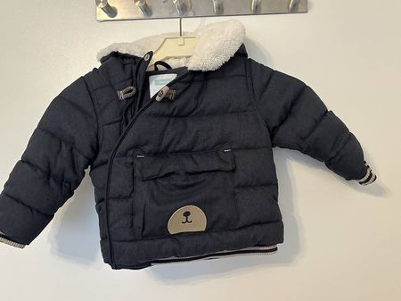 Baby Jacke dunkelblau Gr. 74 (12 Mon)