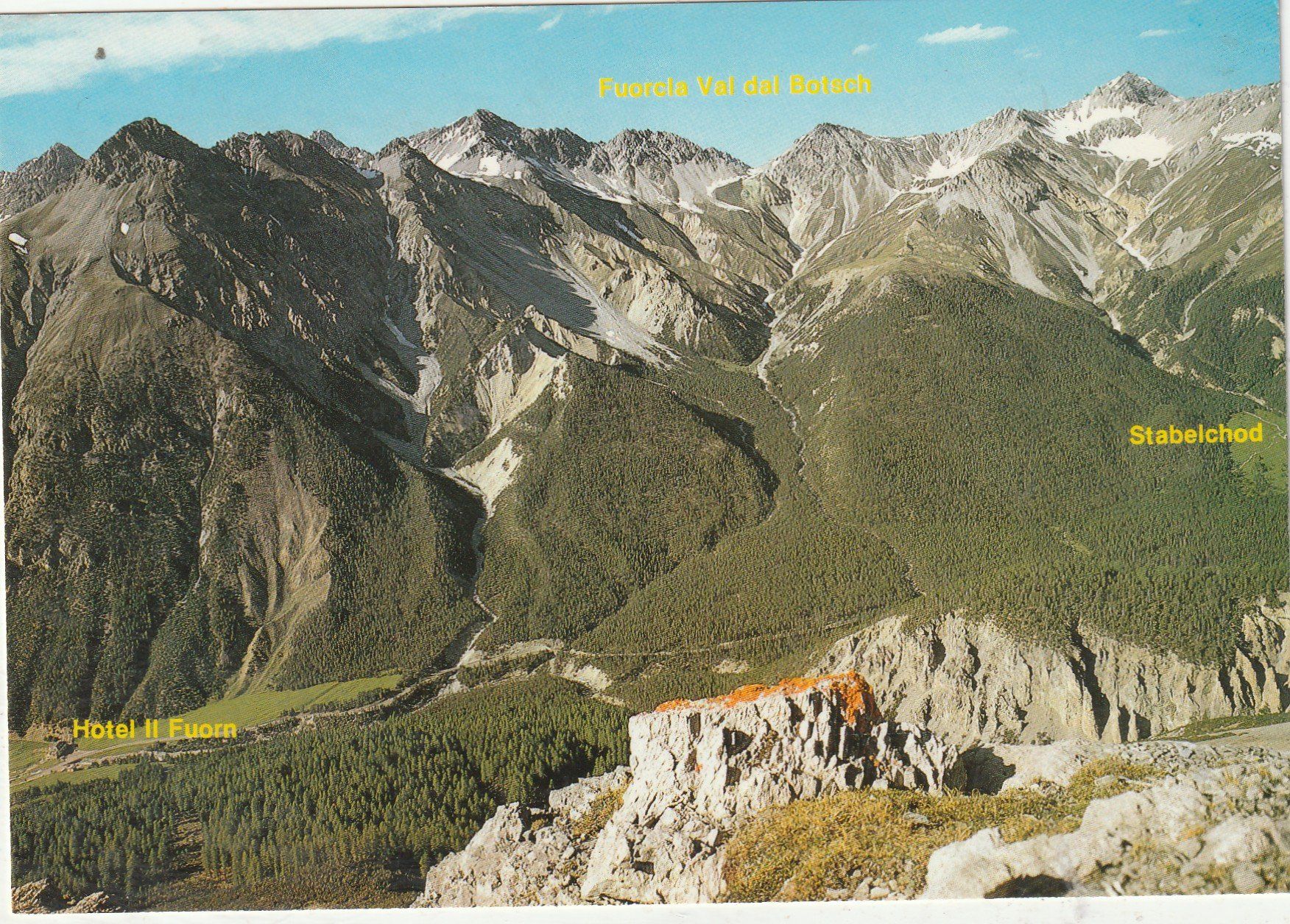 Cartoline postali: Schweizer Nationalpark – Usato da Lumbrein venduto da made02