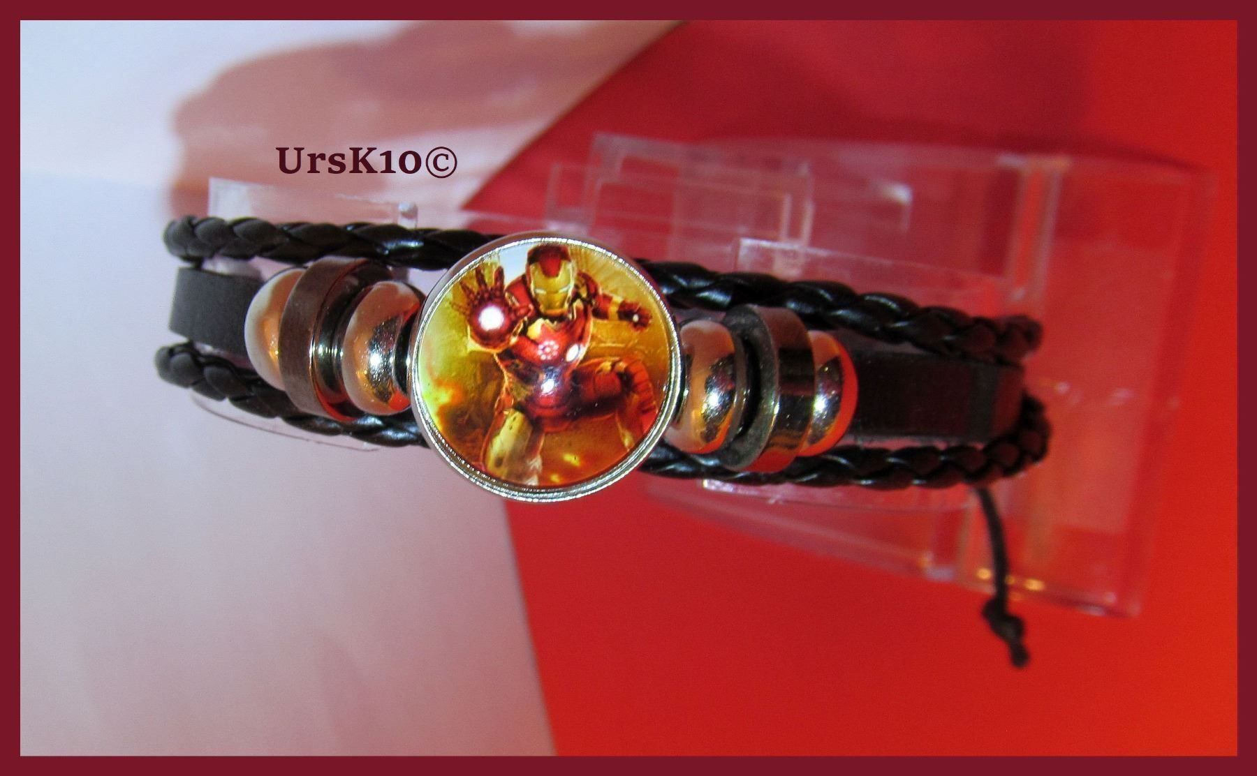 Bracciali & Braccialetti: NEU Lederarmband mit Amulett Iron Man – Nuovo e nell'imballaggio originale da St. Margarethen TG venduto da ursk10 3